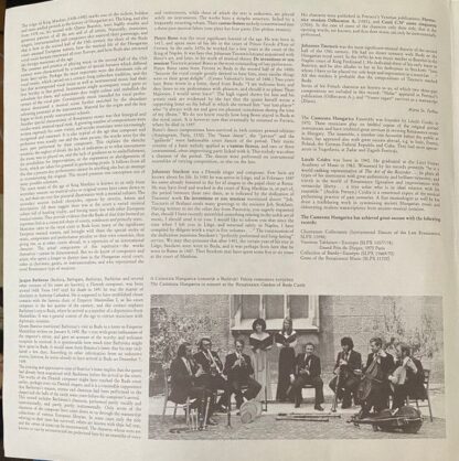 Hungaroton SLPX 11844 - Camerata Hungarica, László Czidra - Cour - Image 8