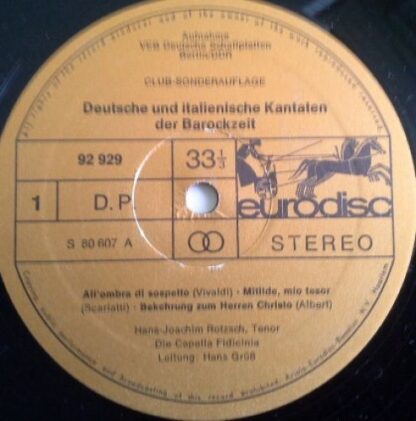 Eurodisc 92 929 - Antonio Vivaldi, Heinrich Albert, Alessandro S - Image 4