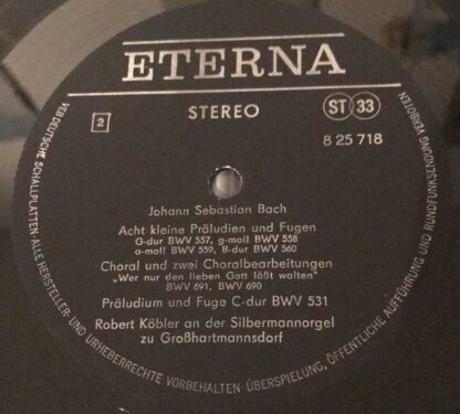 Eterna 8 25 718 - Johann Sebastian Bach, Robert Köbler - Orgelwe - Image 4
