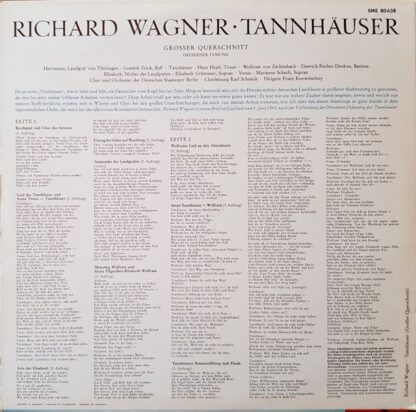 Electrola SME 80 638 - Richard Wagner, Elisabeth Grümmer, Marian - Image 2