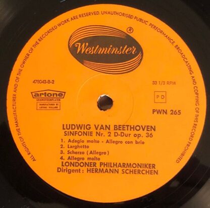 Westminster PWN 265 - Ludwig van Beethoven, Orchester Der Wiener - Image 4