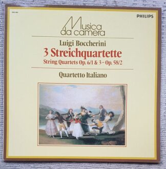Philips 6503 060 - Luigi Boccherini, Quartetto Italiano - 3 Stre