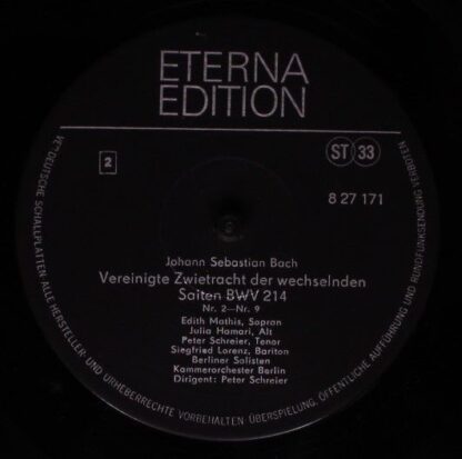 Eterna 8 27 171 - Johann Sebastian Bach - Tönet, Ihr Pauken BWV - Image 4