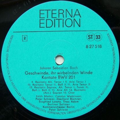 Eterna 8 27 518 - Johann Sebastian Bach - Geschwinde, Ihr Wirbel - Image 4