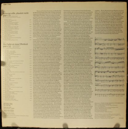 Eterna 8 26 874 - Johann Sebastian Bach, Edith Mathis, Peter Sch - Image 2