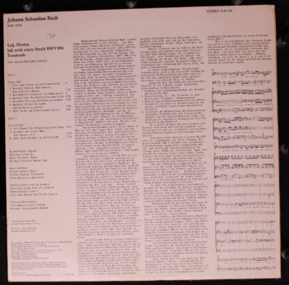 Eterna 8 26 748 - Johann Sebastian Bach, Regina Werner, Rosemari - Image 2