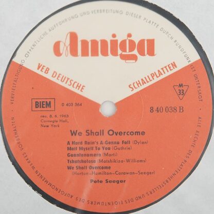 Amiga 8 40 038 - Pete Seeger - We Shall Overcome - Image 4