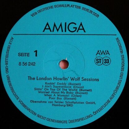 Amiga 8 56 242 - Howlin' Wolf - The London Howlin' Wolf Sessions - Image 3