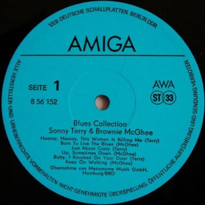 Amiga 8 56 152 - Sonny Terry & Brownie McGhee - Sonny Terry & Br - Image 3