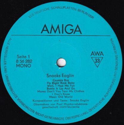 Amiga 8 56 282 - Snooks Eaglin - Snooks Eaglin - Image 3