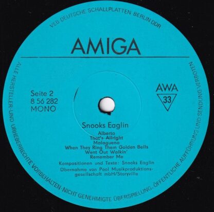 Amiga 8 56 282 - Snooks Eaglin - Snooks Eaglin - Image 4
