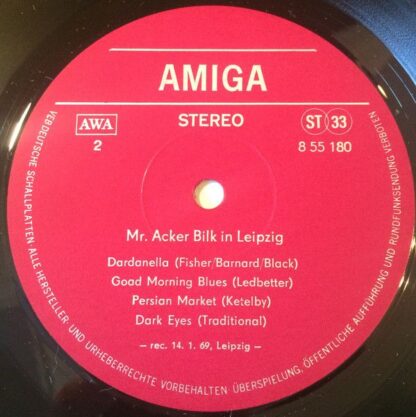 Amiga 8 55 180 - Mr. Acker Bilk Orchestra - Mr. Acker Bilk In Le - Image 4