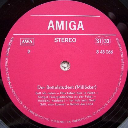 Amiga 8 45 066 - Carl Millöcker - Der Bettelstudent (Querschnitt - Image 4