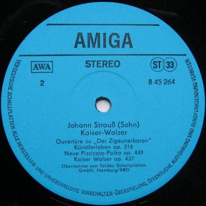 Amiga 8 45 264 - Johann Strauss Jr., Wiener Philharmoniker, Will - Image 4