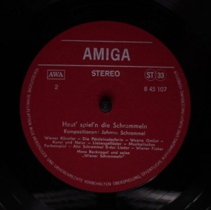 Amiga 8 45 107 - Hans Recknagel, Die Wiener Schrammeln - Heut' S - Image 4