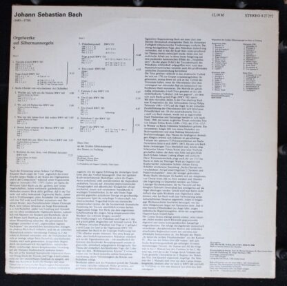 Eterna 8 27 252 - Johann Sebastian Bach, Hans Otto - Orgelwerke - Image 2