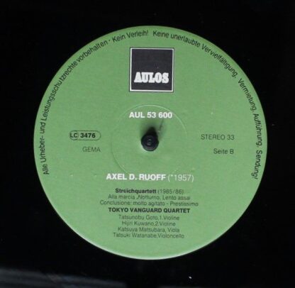 AULOS AUL 53 600 - Axel D. Ruoff, Tokyo Vanguard Quartet - ...Si - Image 4