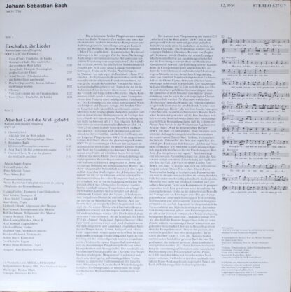 Eterna 8 27 517 - Johann Sebastian Bach - Erschallet, Ihr Lieder - Image 2