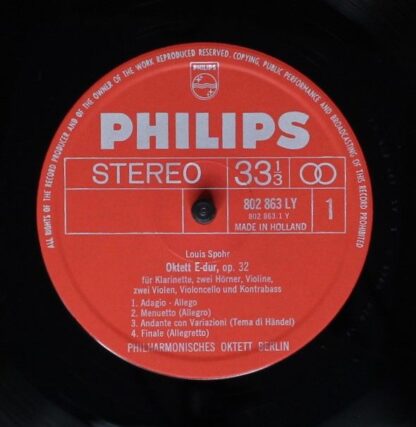 Philips 802 863 LY - Louis Spohr, Carl Maria von Weber, Richard - Image 3