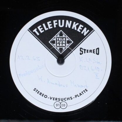 Telefunken none - Wolfgang Amadeus Mozart, Graziella Sciutti, Mi - Image 2