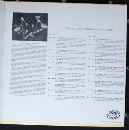 Music Guild Records S-19 - The Claremont Quartet, Robert Schuman - Image 3