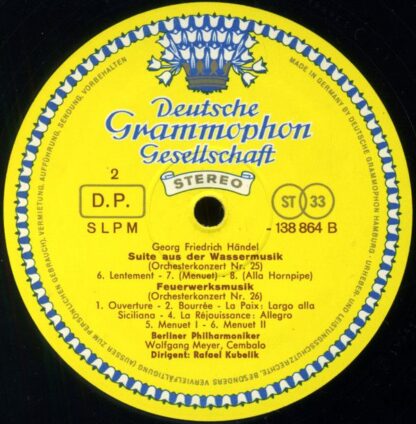 Deutsche Grammophon 138 864 SLPM - Georg Friedrich Händel, Berli - Image 4