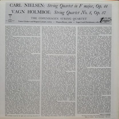 Turnabout TV 34217 - Carl Nielsen, Vagn Holmboe, Københavns Stry - Image 2