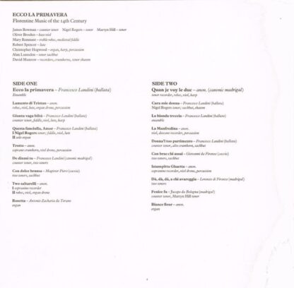 Argo D40D 3 - The Early Music Consort Of London, David Munrow - - Image 6