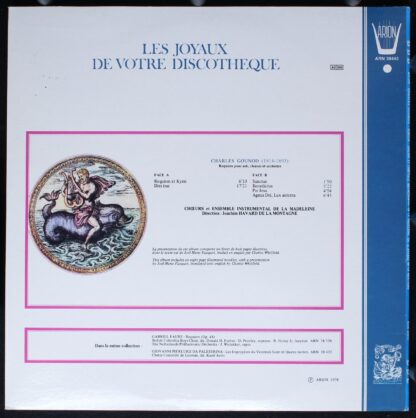 ARION ARN 38443 - Charles Gounod, Choeur De La Madeleine, Ensemb - Image 2