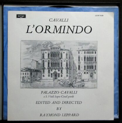 Argo ZNF 8-10 - Francesco Cavalli, London Philharmonic Orchestra - Image 2