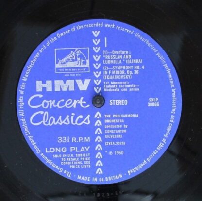 His Master's Voice SXLP 30066 - Pyotr Ilyich Tchaikovsky, Mikhai - Image 3