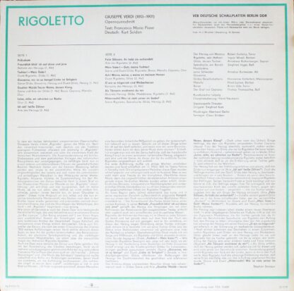 Eterna 8 26 297 - Giuseppe Verdi, Ingvar Wixell, Anneliese Rothe - Image 2