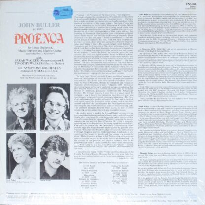 Unicorn Records (3) UNS 266 - John Buller, Sarah Walker (2), Tim - Image 2