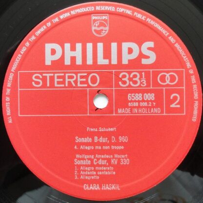 Philips 6733 002 - Clara Haskil, Wolfgang Amadeus Mozart, Ludwig - Image 9
