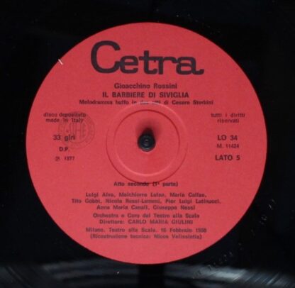 Cetra LO 34 - Gioacchino Rossini, Maria Callas, Tito Gobbi, Luig - Image 10