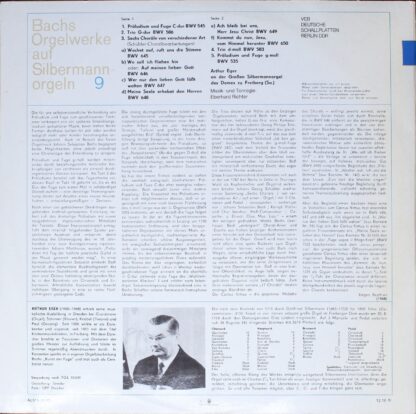 Eterna 8 25 781 - Johann Sebastian Bach, Arthur Eger - Arthur Eg - Image 2
