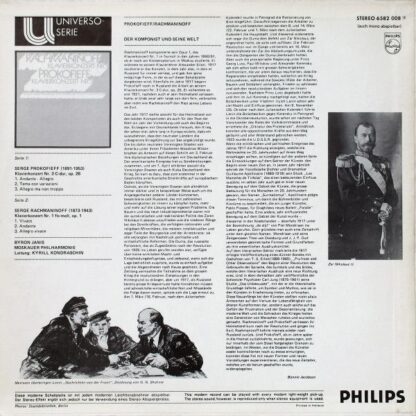 Philips 6582 008 - Sergei Vasilyevich Rachmaninoff, Sergei Proko - Image 2