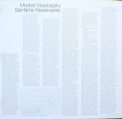 His Master's Voice 1 C 187-14 033/34 Q - Modest Mussorgsky, Mich - Image 4