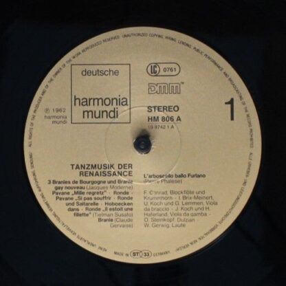 Deutsche Harmonia Mundi HM 806 A - Leonardo da Vinci - Le Figura - Image 7