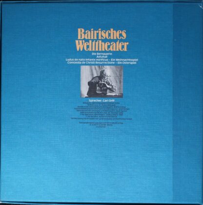 WERGO WER 3007 - Carl Orff - Bairisches Welttheater: Die Bernaue - Image 2