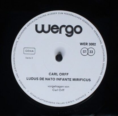 WERGO WER 3007 - Carl Orff - Bairisches Welttheater: Die Bernaue - Image 8