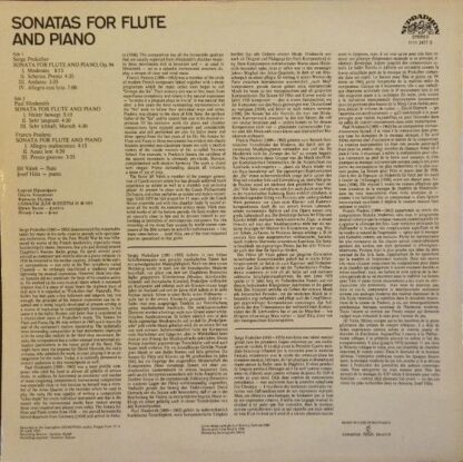 Supraphon 1111 2477 G - Francis Poulenc, Paul Hindemith, Sergei - Image 2
