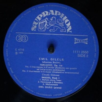 Supraphon 1111 2550 - Emil Gilels, Wolfgang Amadeus Mozart, Joha - Image 4