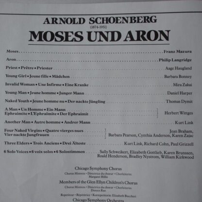 DECCA 414 264-1 - Arnold Schoenberg, Franz Mazura, Philip Langri - Image 3