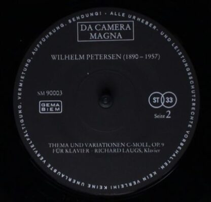 Da Camera Magna SM 90003 - Wilhelm Petersen - Lieder / Themen Un - Image 4