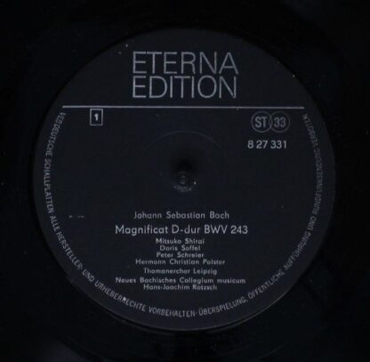 Eterna 8 27 331 - Johann Sebastian Bach, Mitsuko Shirai, Doris S - Image 3