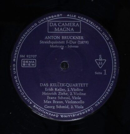 Da Camera Magna SM 92707/8 - Anton Bruckner, Das Keller Quartett - Image 7