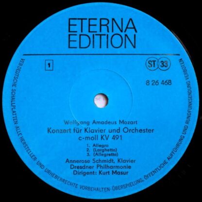 Eterna 8 26 468 - Wolfgang Amadeus Mozart, Annerose Schmidt, Dre - Image 4