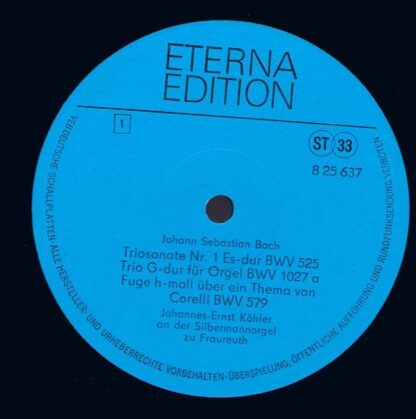 Eterna 8 25 637 - Johann Sebastian Bach, Johannes-Ernst Köhler - - Image 3