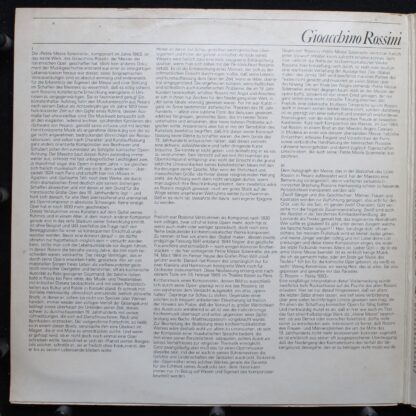 Eterna 8 27 041-042 - Gioacchino Rossini - Petite Messe Solennel - Image 2